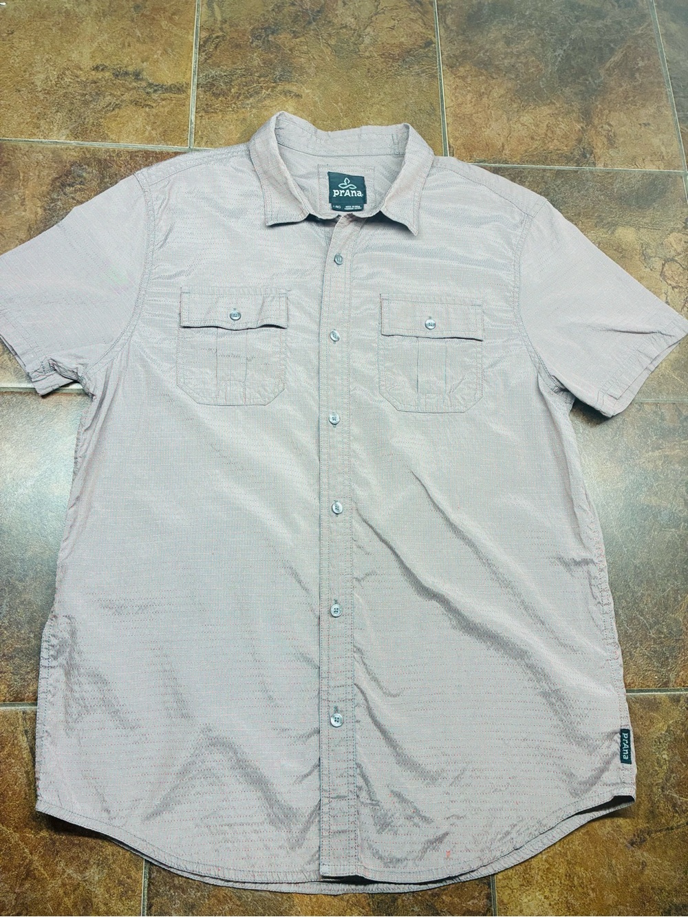 Prana Men's Short-Sleeve Button-Down Shirt